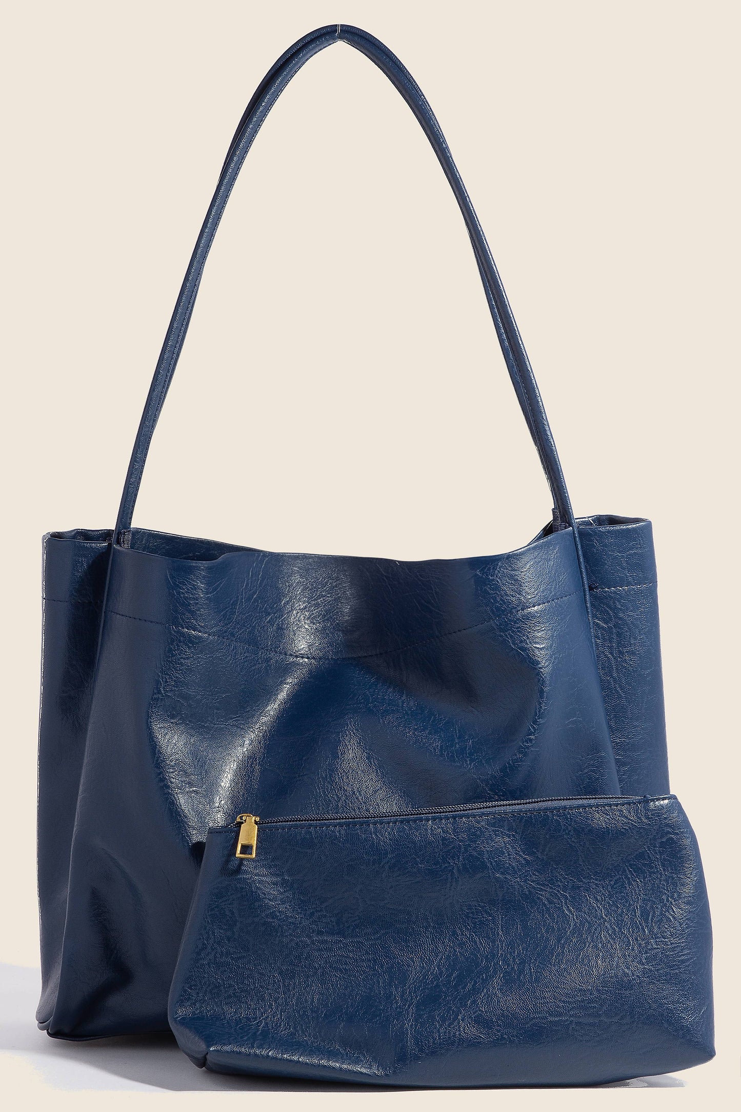 Simple Modern Leather Tote Bag: IV