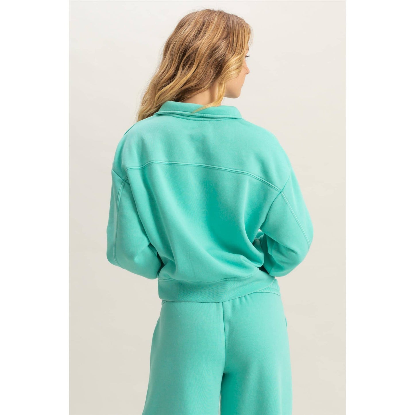 Callie Half Zip Vanilla Cream Pullover