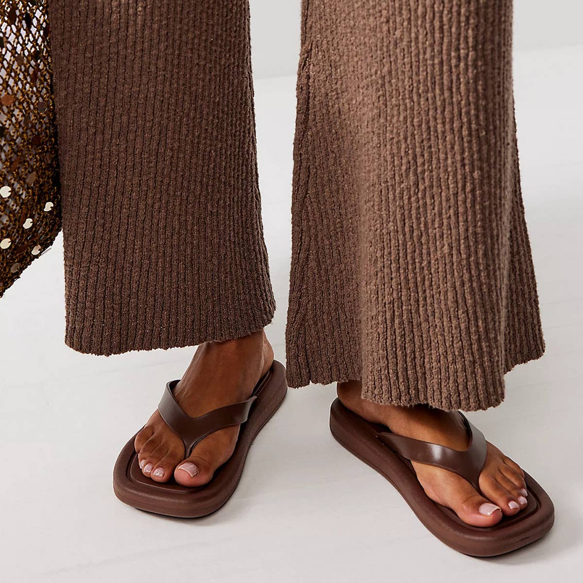 Beach Flip Flops - Coffee (7/8)