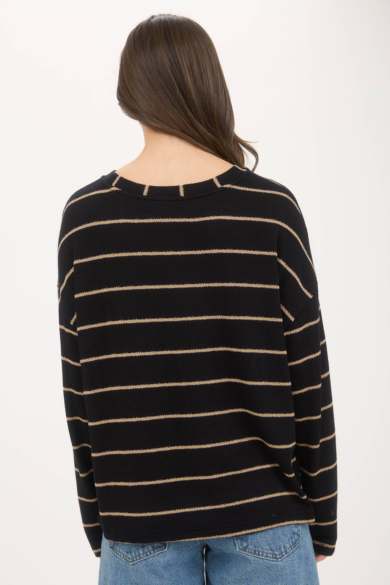 Lexi Drop Shoulder Lightweight Knit Sweater