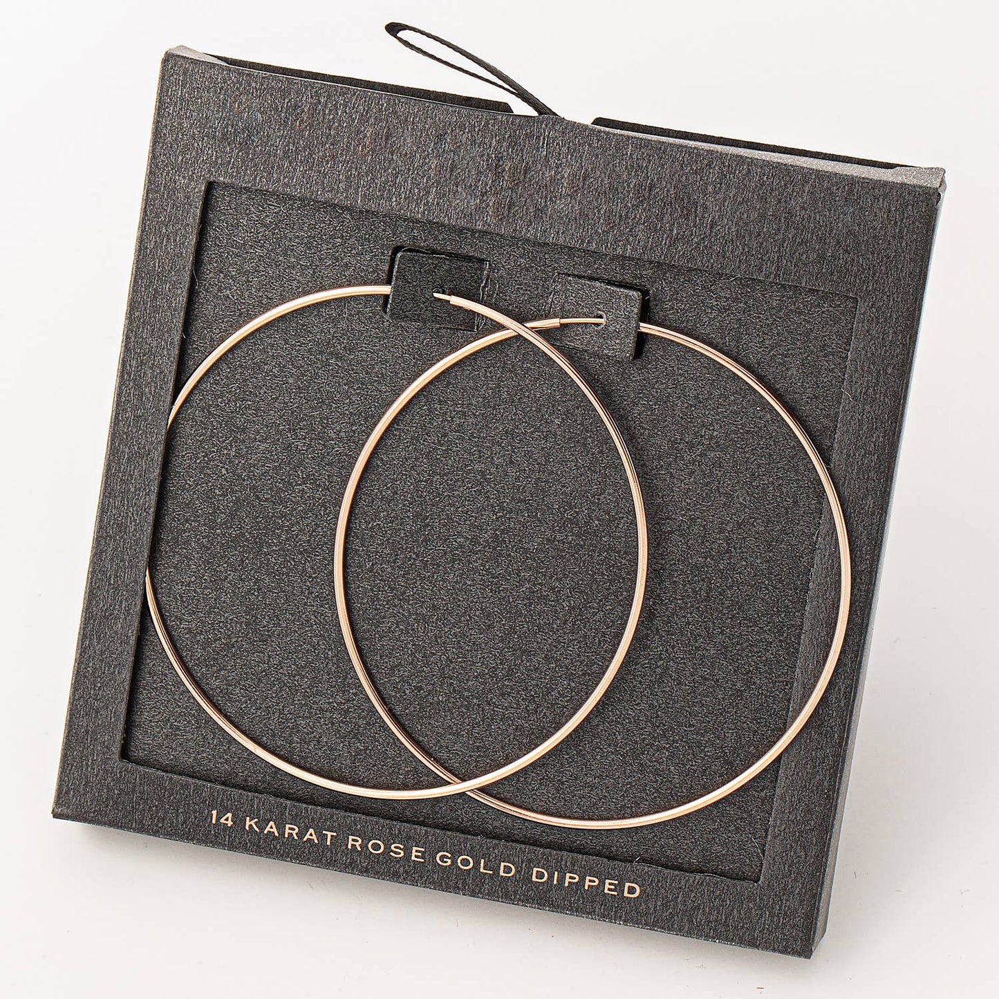 Secret Box Secret Box Skinny 60Mm Hoop Earrings: GD