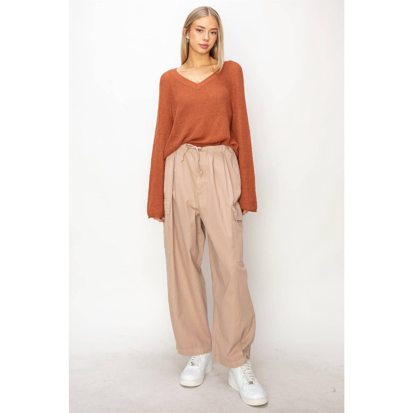 Olivia Oversized Vneck Sweater