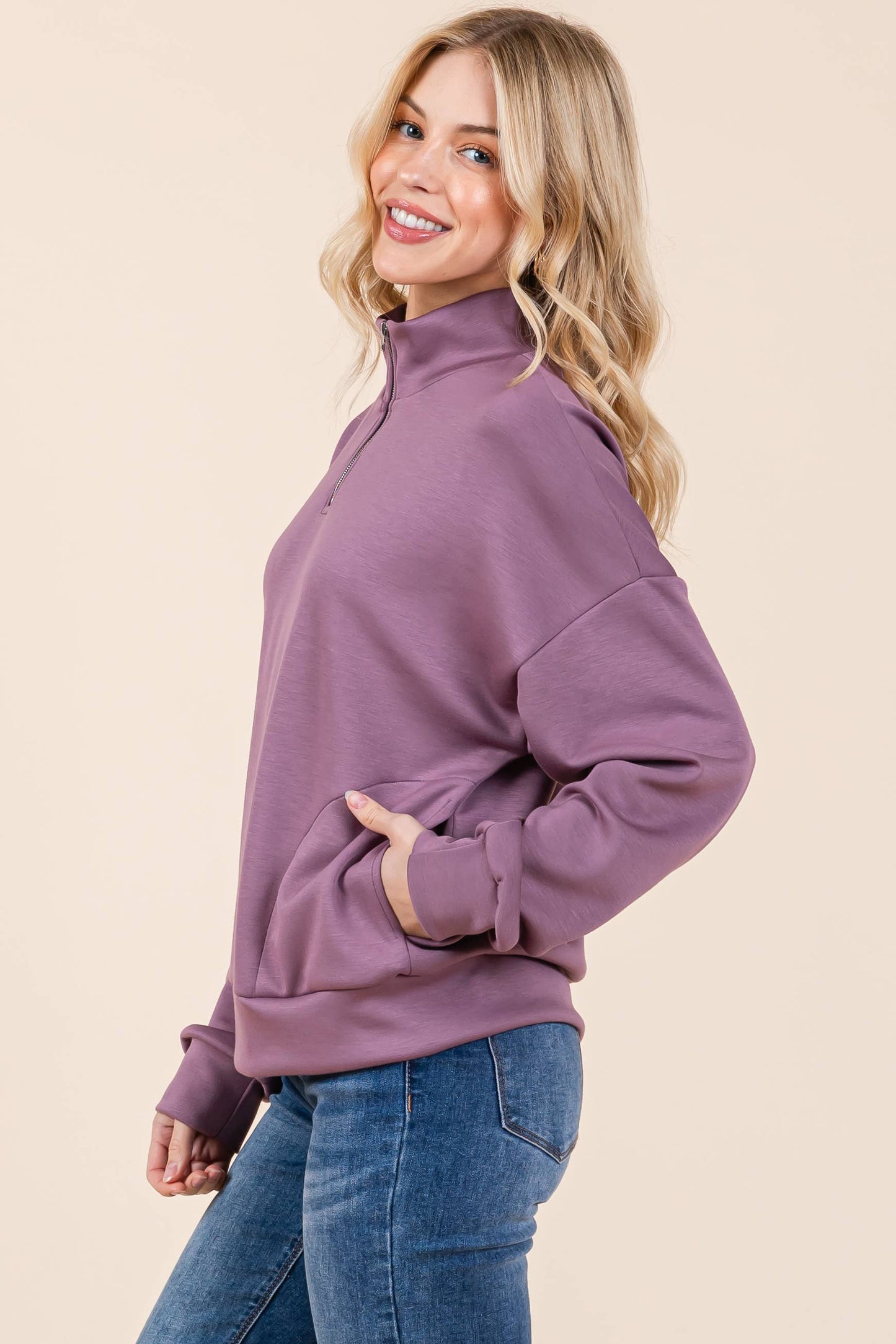 Kate Super Soft Scuba Quarter Zip