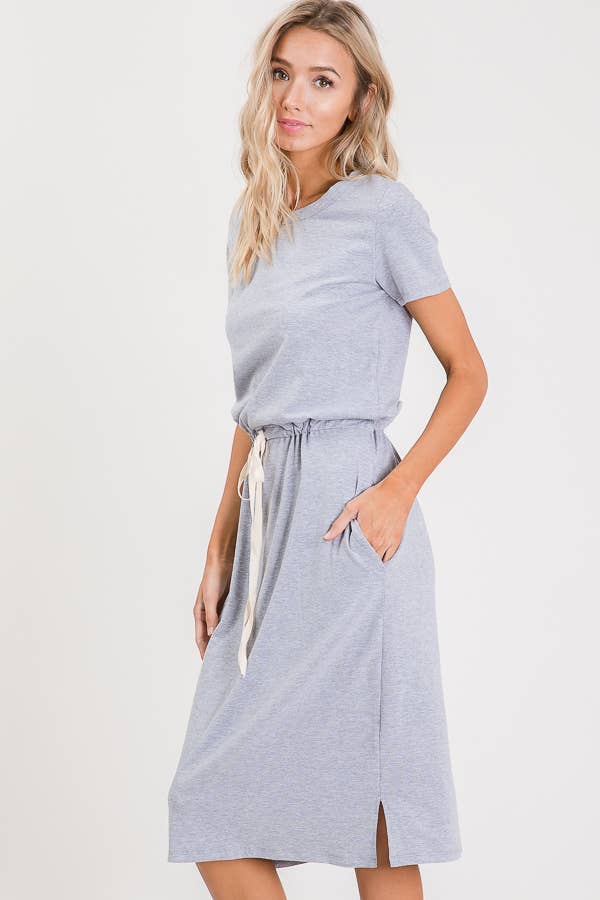 Jillian Heather Gray Tshirt Dress