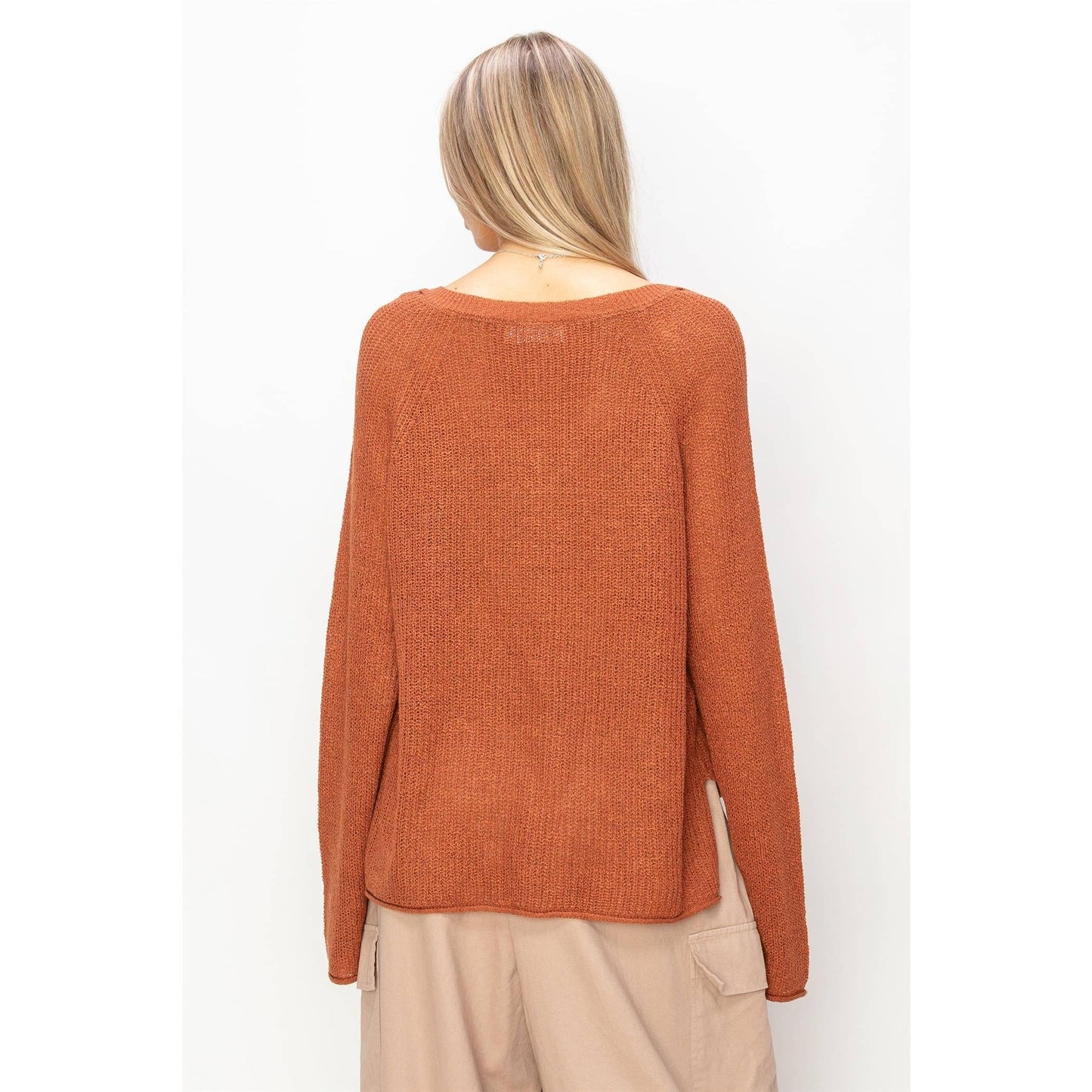 Olivia Oversized Vneck Sweater