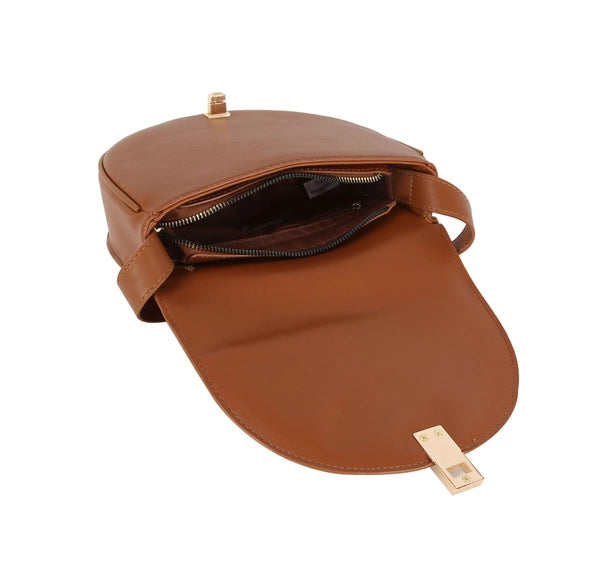 Vegan Leather Round Bottom Purse