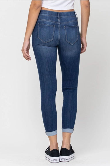 Cello Brand Mid Rise Skinny Pull On Jeans