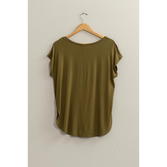Kora Round Neck Dolman Top