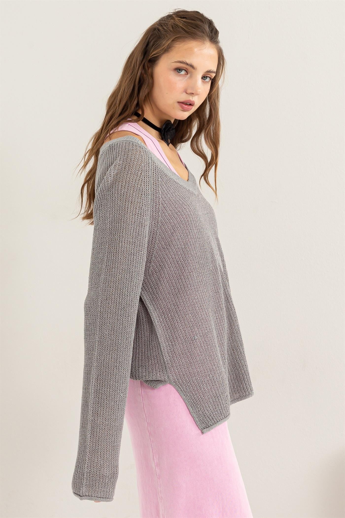 Miranda Lightweight Vneck Sweater