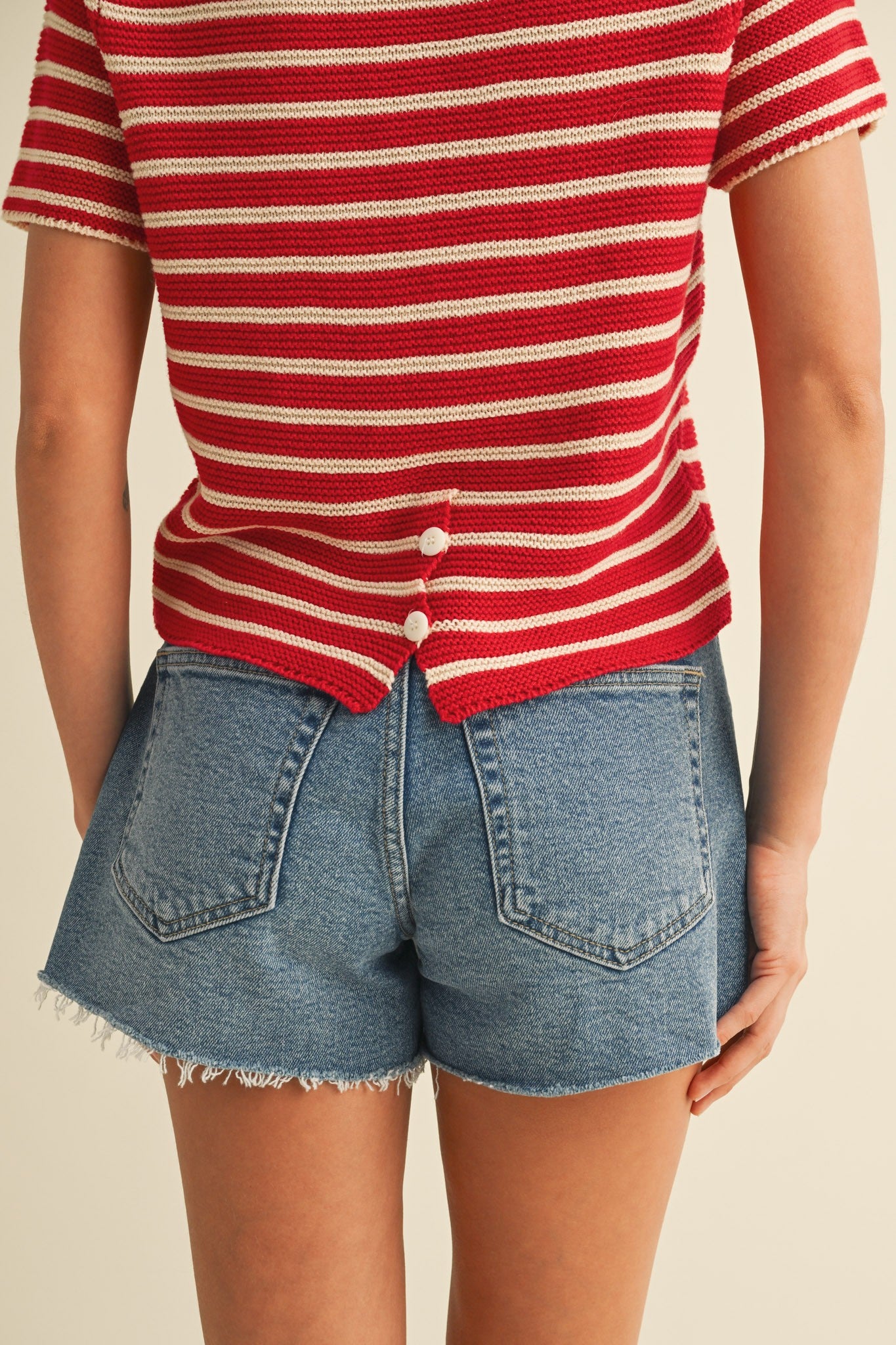 Ava Striped Sweater Top