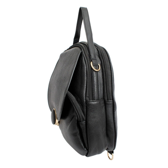 Vegan Leather Small Backpack