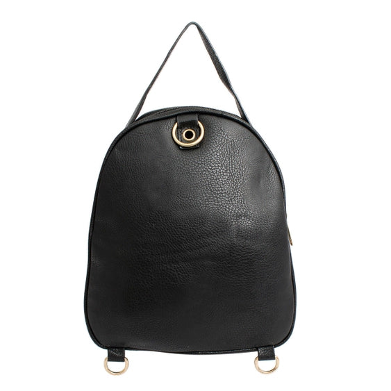Vegan Leather Small Backpack