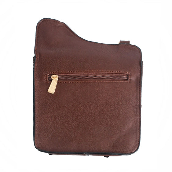 Vegan Leather Saddle Bag