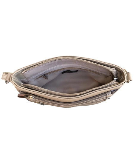 Cream Shoulder/Crossbody Bag