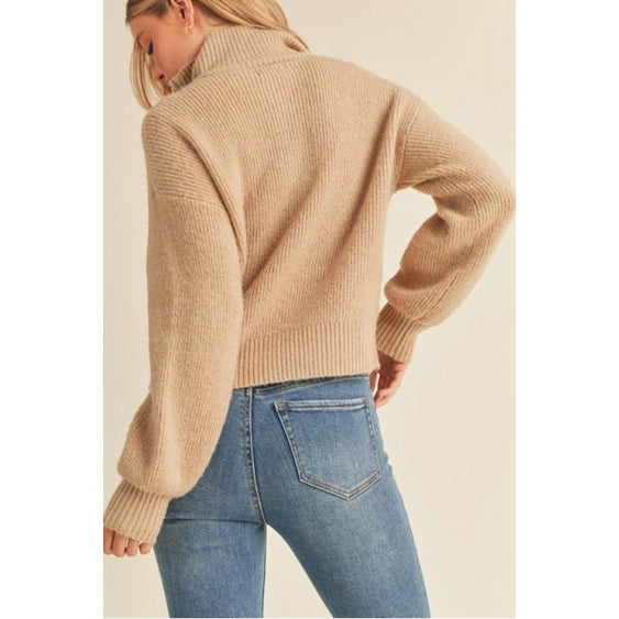 Harper Half Zip Pullover Sweater