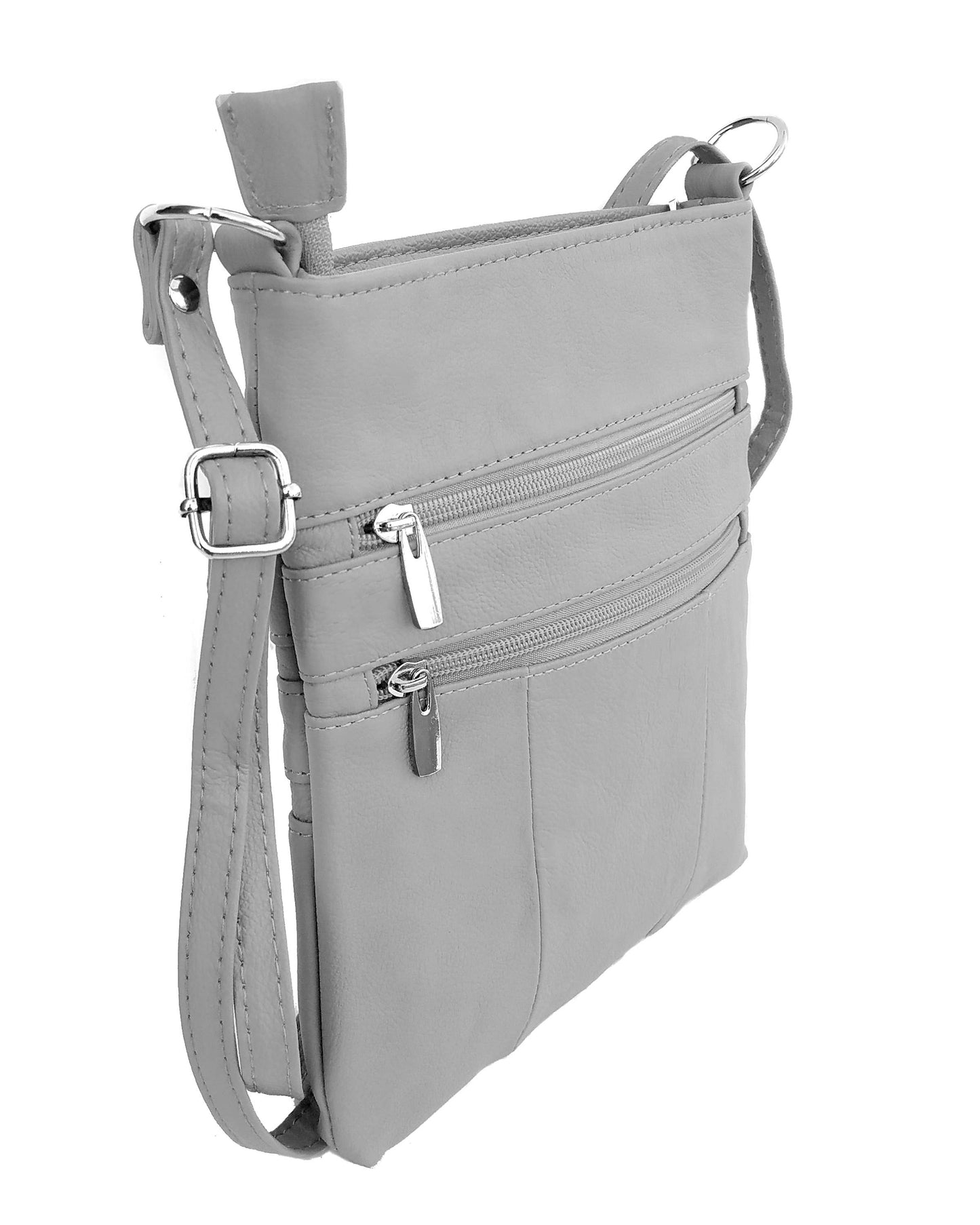 Genuine Cowhide Leather Crossbody/Shoulder Bag: Wine