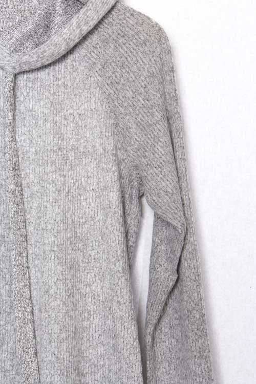 Riley Ribbed Hoodie Pullover Sweater