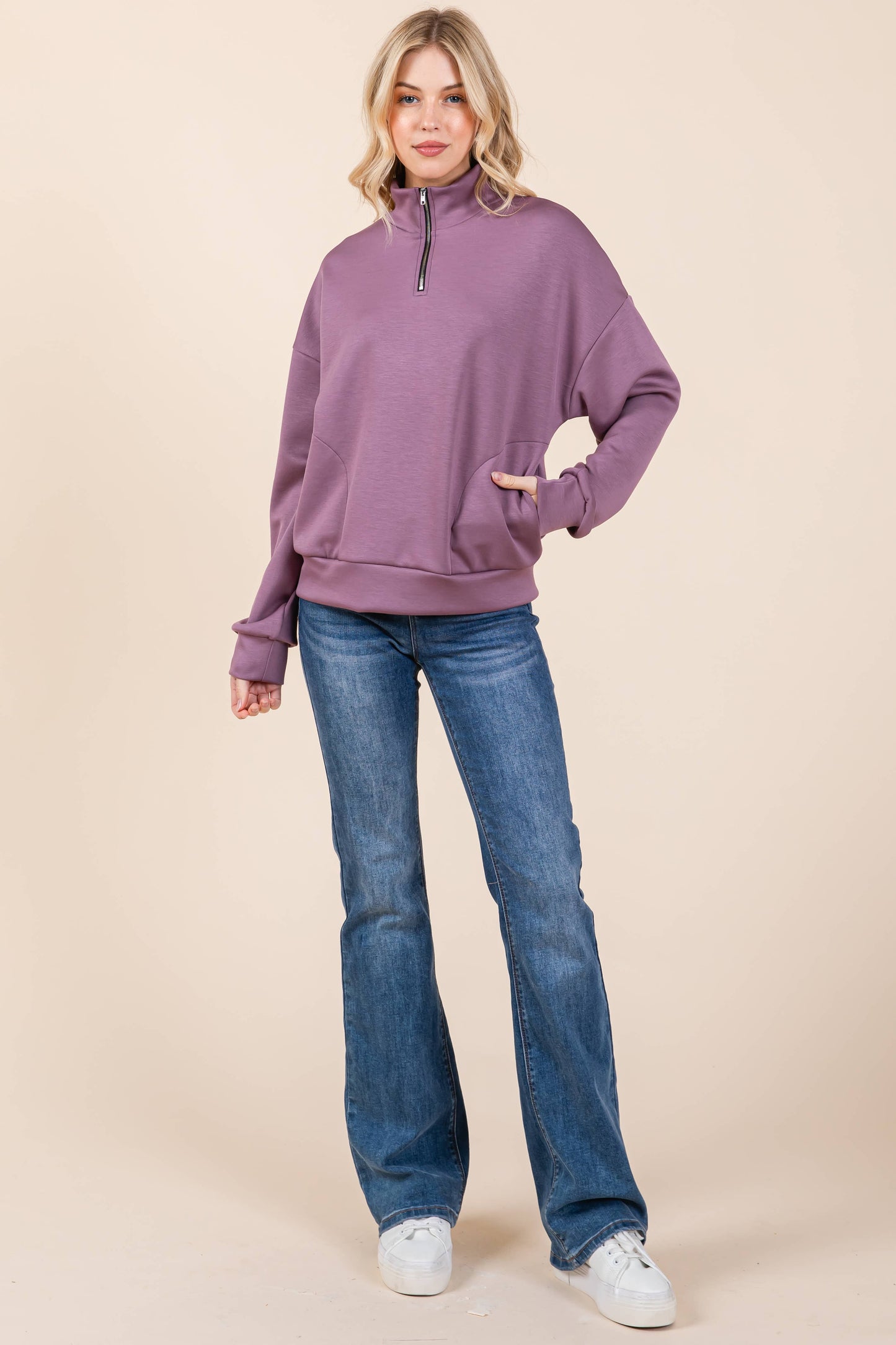 Kate Super Soft Scuba Quarter Zip