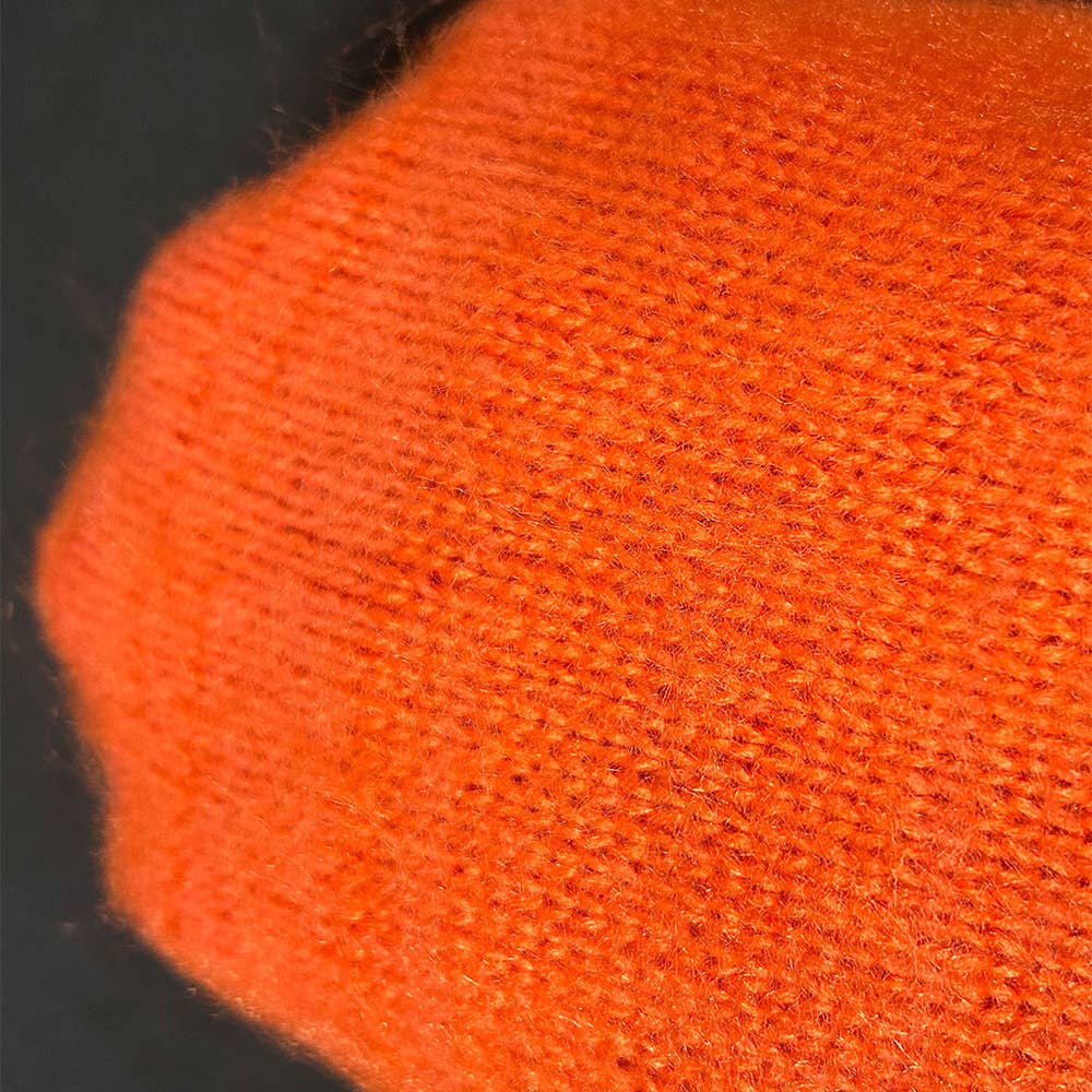 Kelsey Knit Half Sleeve Sweater- Orange