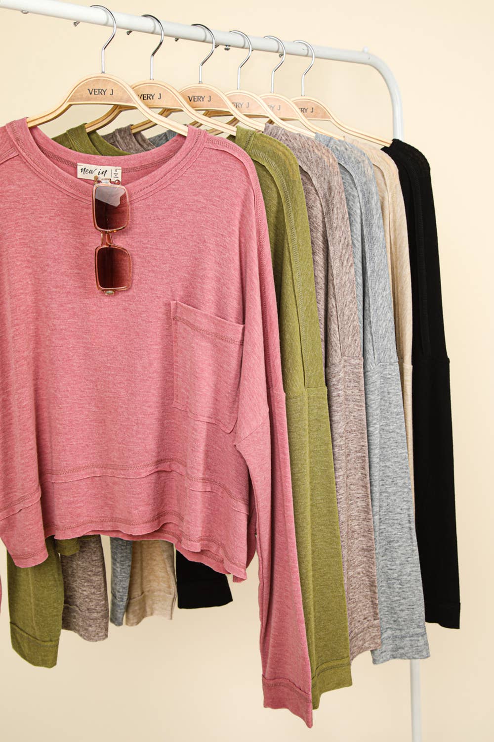 Amanda Oversized Knit Top - Green