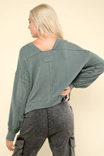 Load image into Gallery viewer, Anya Ribbed Top - Moss Green
