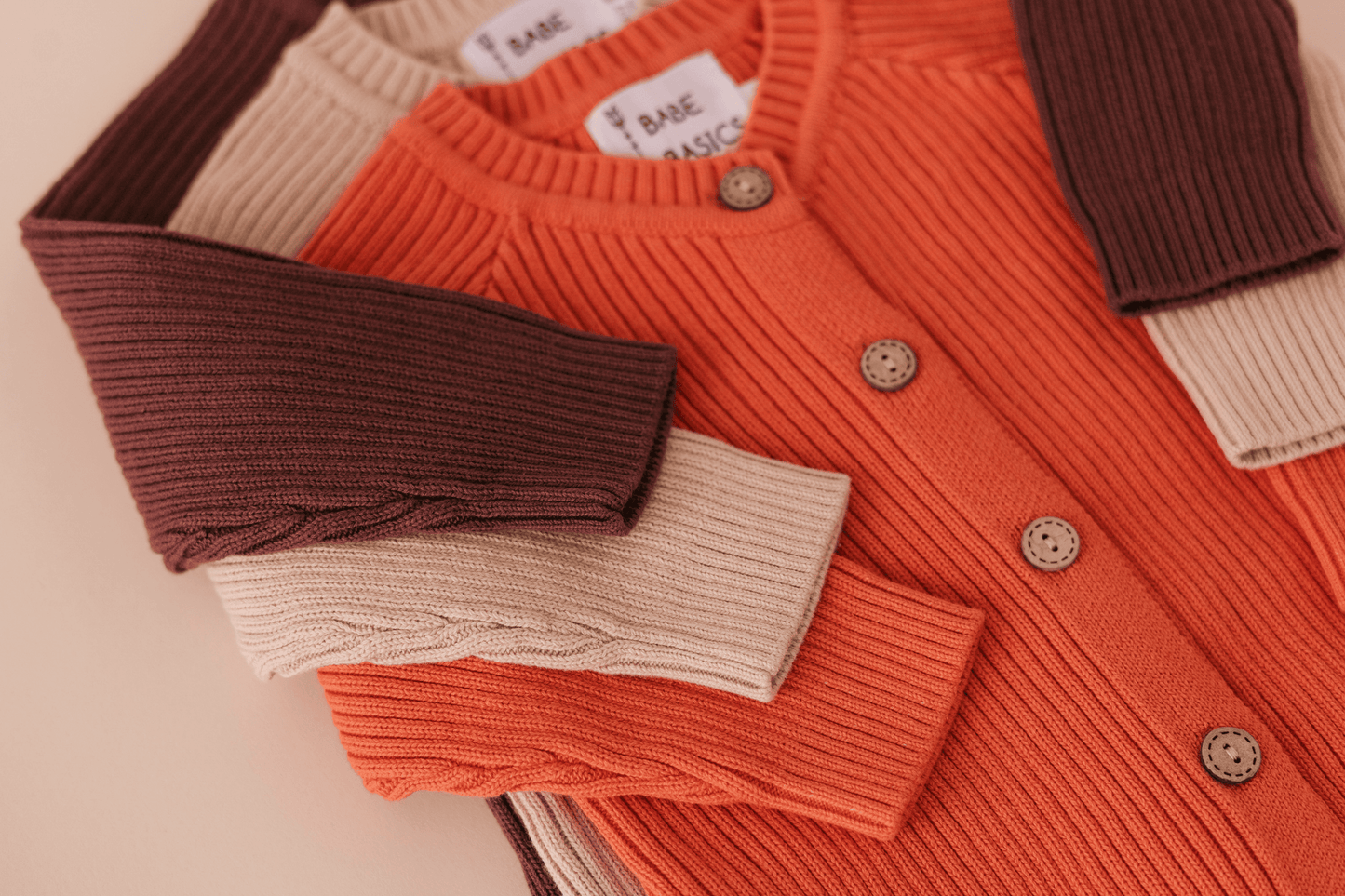 Everyday Ribbed Baby Romper: RUSSET / 18-24M