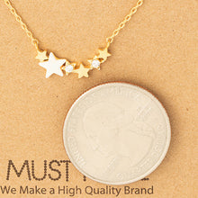 Load image into Gallery viewer, Dainty Multi Star Charm Necklace
