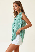 Load image into Gallery viewer, Regan Smocked Frill Top
