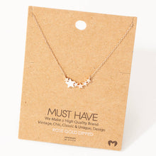 Load image into Gallery viewer, Dainty Multi Star Charm Necklace
