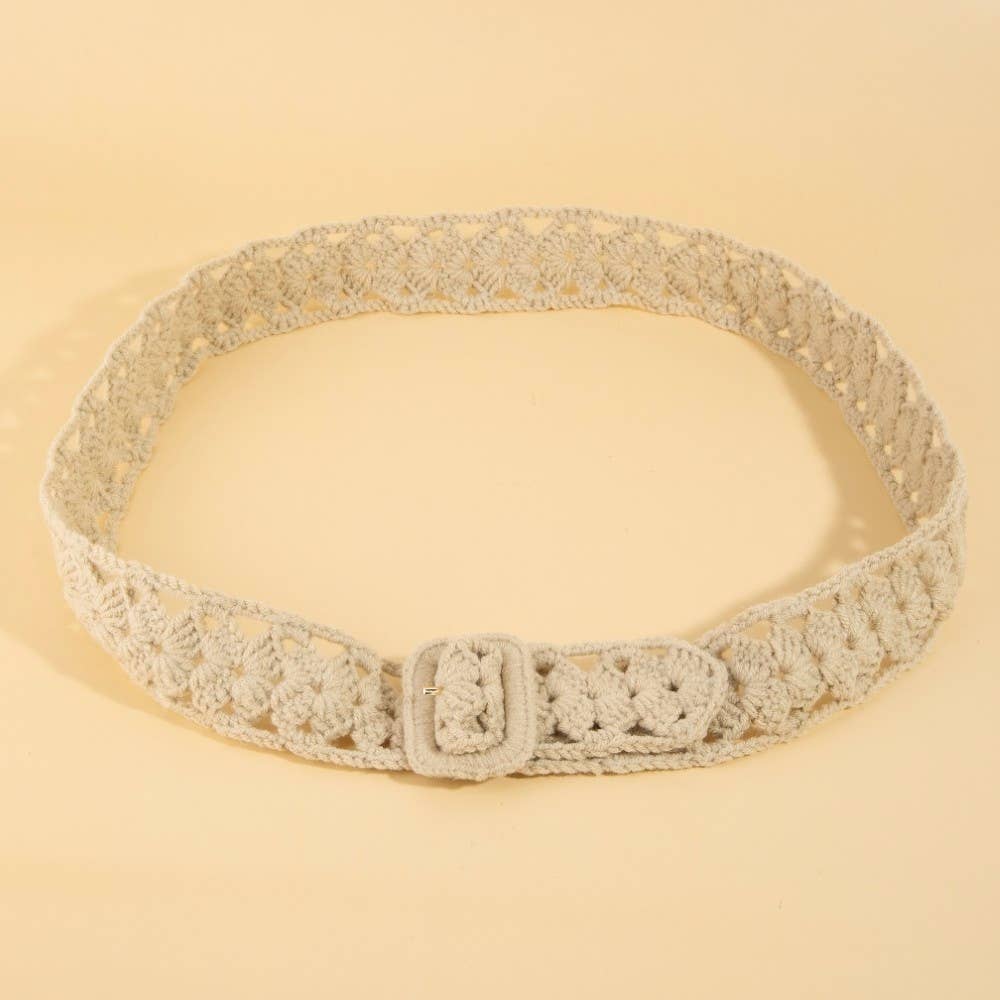 Floral Decor Fashion Belt: IV