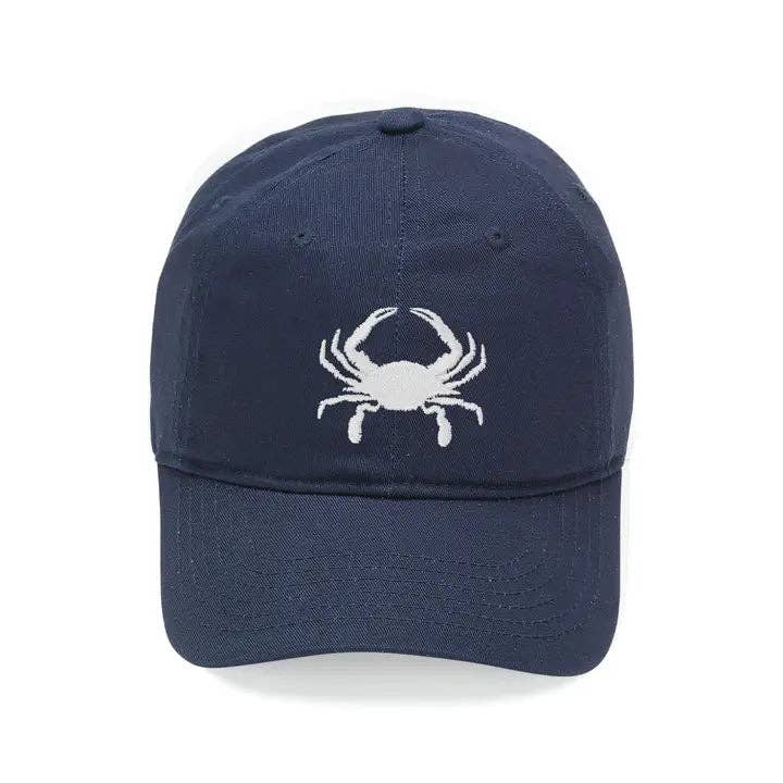 Crab Embroidered Cap - 3 Colors