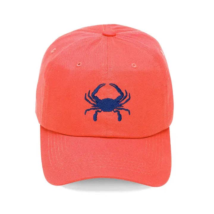 Crab Embroidered Cap - 3 Colors