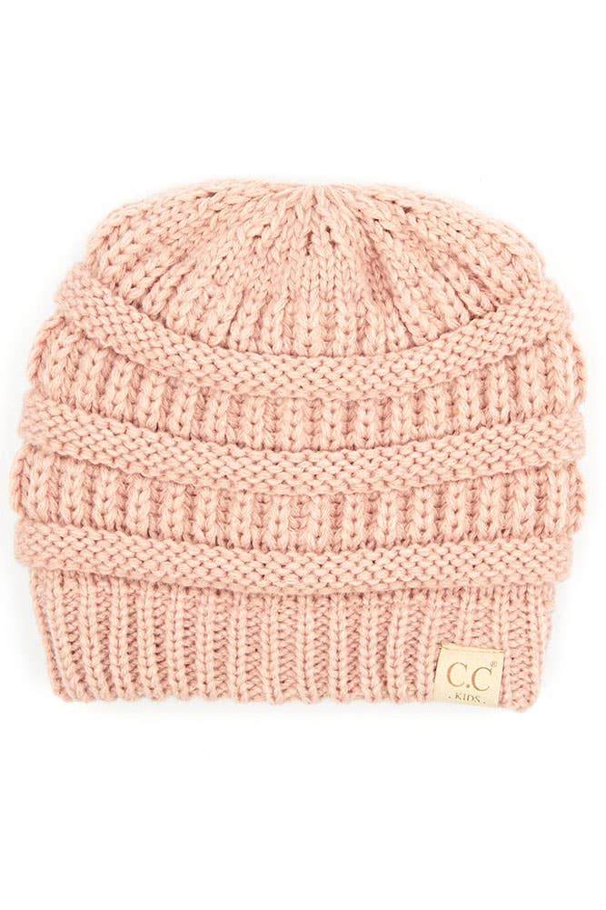 C.C Kids Knit Beanie with Fuzzy Lining Inside: Mustard