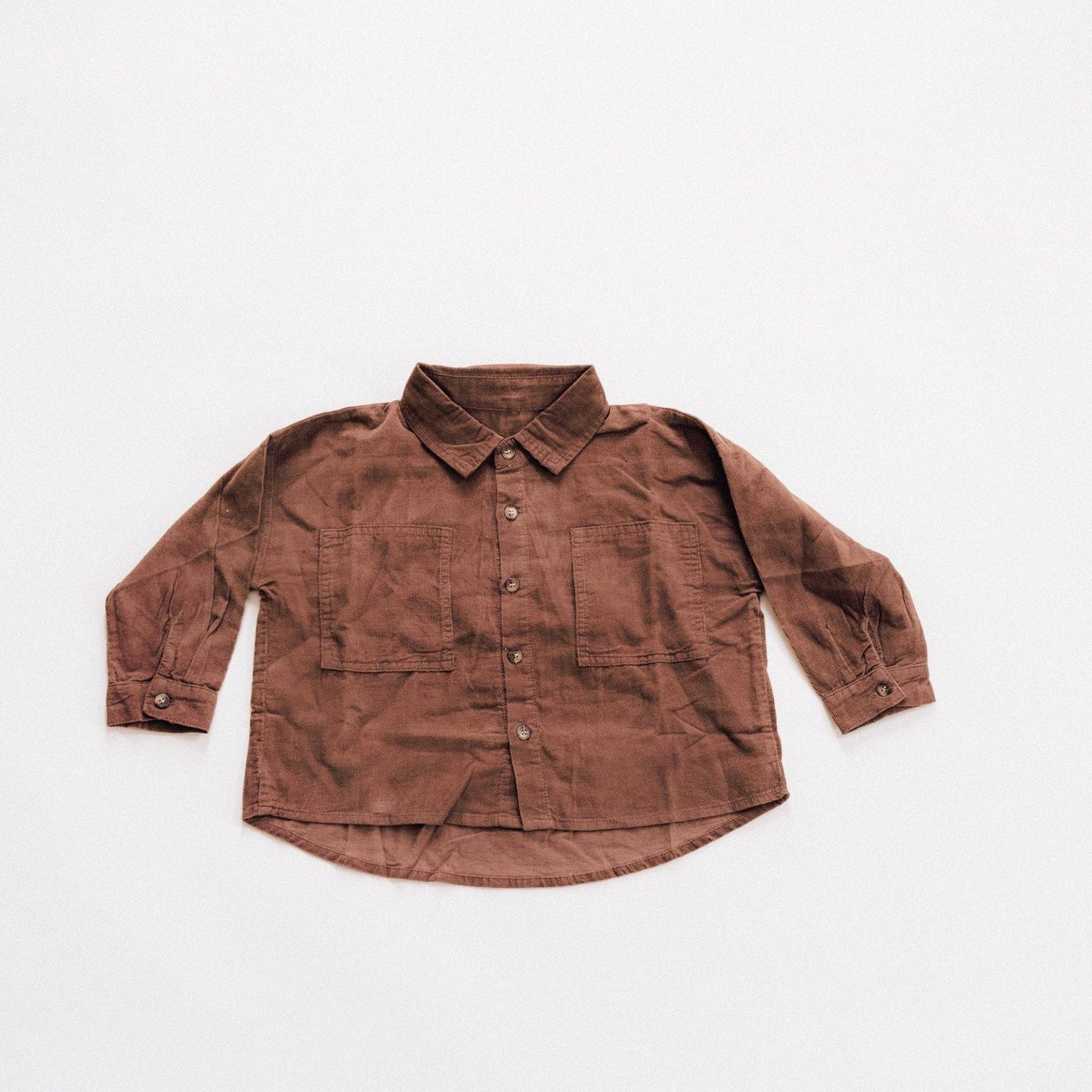 Cocoa Brown Corduroy Jacket- Child: 2T