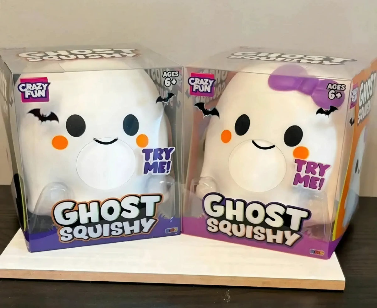 Crazy Fun Ghost Squishy – Halloween Stress Toy: Boy Ghost