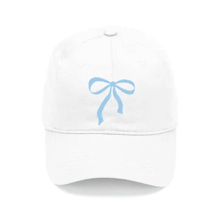Bow Embroidered Cap - 3 Colors