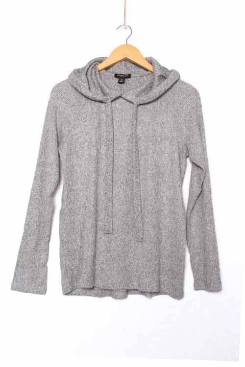 Riley Ribbed Hoodie Pullover Sweater