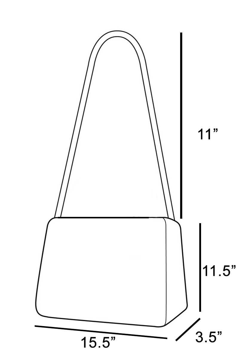 Simple Modern Leather Tote Bag: IV