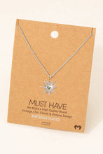 Load image into Gallery viewer, Mini Sun Pendant Necklace: G
