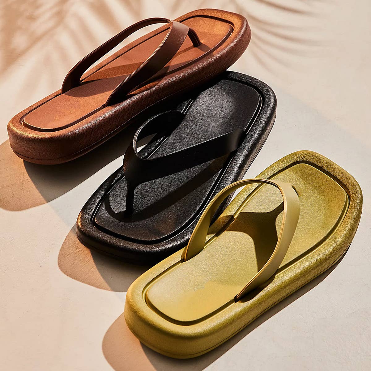 Beach Flip Flops - Coffee (7/8)