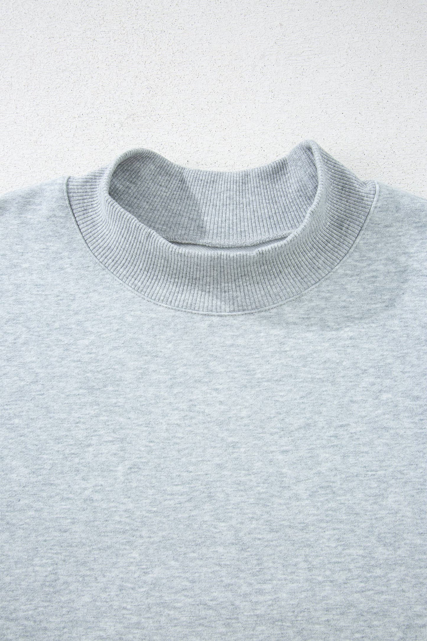 UNI Game Day Solid Mock Neck Sweatshirt: Purple