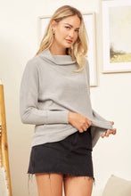 Load image into Gallery viewer, Miranda Draped Neck Dolman Sleeve Top
