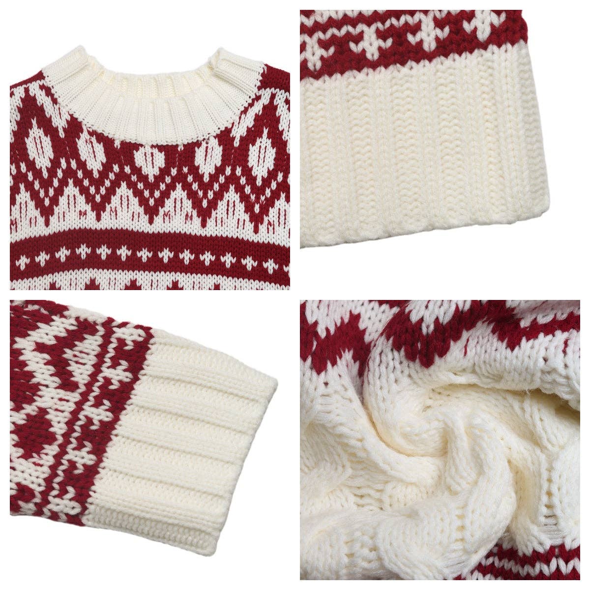 Aspen Winter Retro Cable Knit Sweater
