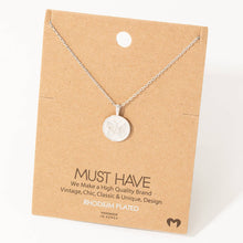 Load image into Gallery viewer, Butterfly Coin Pendant Necklace: R
