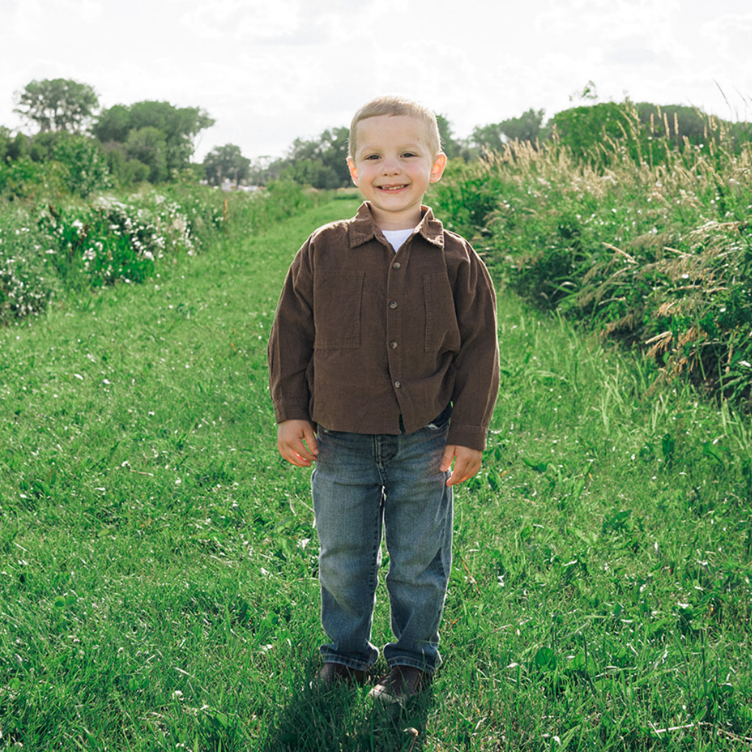 Cocoa Brown Corduroy Jacket- Child: 2T