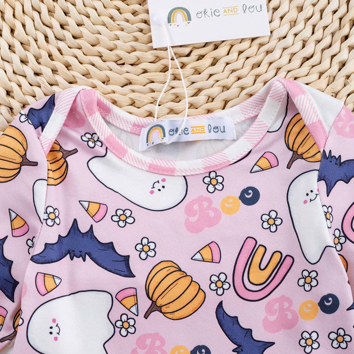 Ghosts & Bats Fall Romper