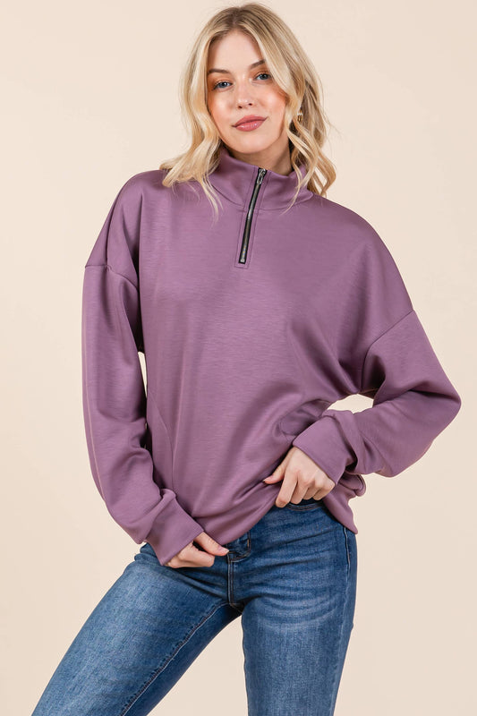 Kate Super Soft Scuba Quarter Zip