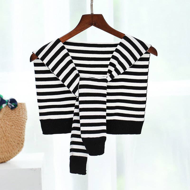 Stylish Clothing Accessory Shawl: Off-white