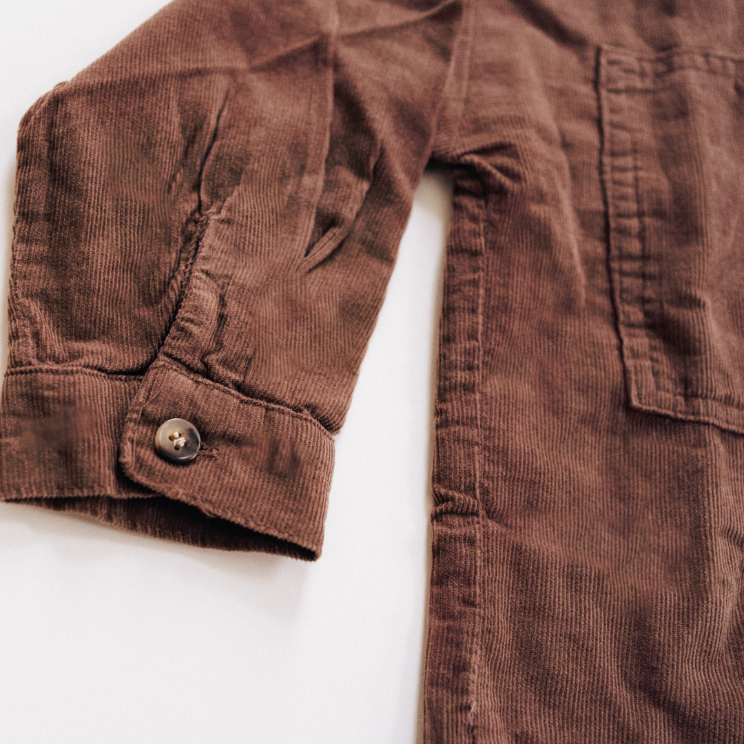 Cocoa Brown Corduroy Jacket- Child: 2T
