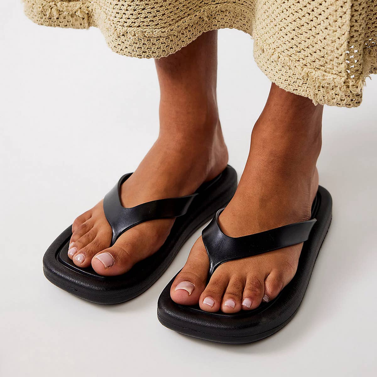 Beach Flip Flops - Coffee (7/8)